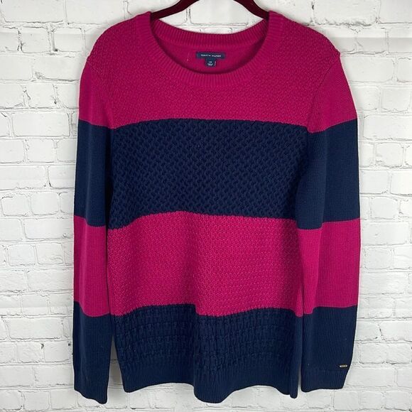 Color Block Tommy Hilfiger Sweater - Picture 1 of 6